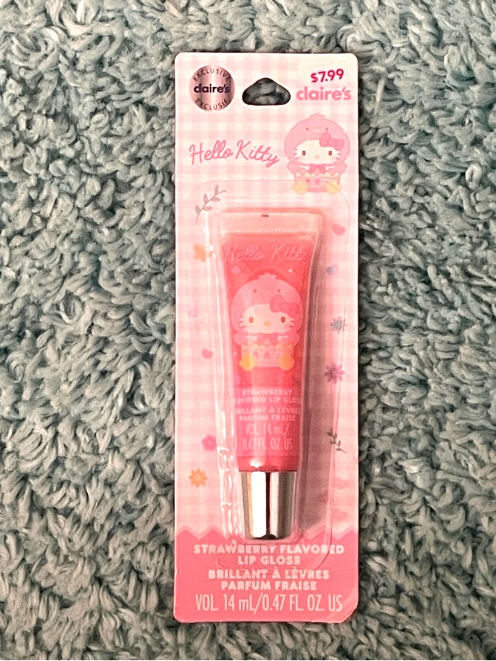 Hello Kitty Strawberry Lip Gloss NWT Sanrio Kawaii a Claire’s Exclusive item